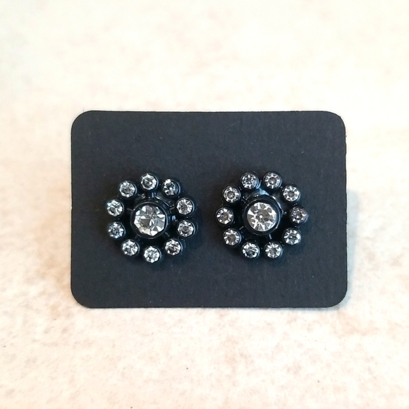 Jewelry - 3 for $15 Sparkly Flower Stud Earrings